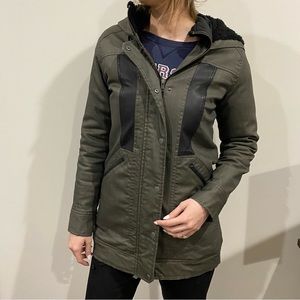 RVCA Olive Coat